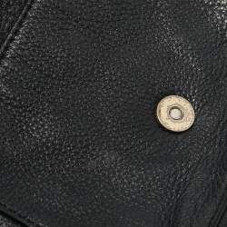 Pre Owned MICHAEL Michael Kors Black Leather Fulton Crossbody Bag