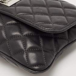 MICHAEL Michael Kors Black Quilted Leather Crossbody Bag