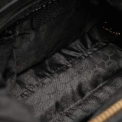 MICHAEL Michael Kors Black  Python Embossed Fulton Satchel