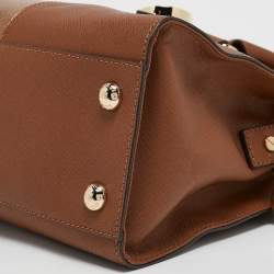 MICHAEL Michael Kors Brown Leather Medium Hamilton East West Tote