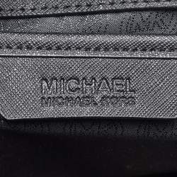 MICHAEL Michael Kors Black Saffiano Leather Large Selma Satchel