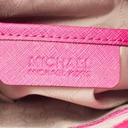 MICHAEL Michael Kors Pink Leather Large Studded North South Hamilton Tote
