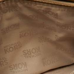 مملوكة مسبقًا MICHAEL Michael Kors Metallic Gold Leather Fulton Crossbody Bag