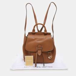 MICHAEL Michael Kors Brown Leather Medium Romy Backpack