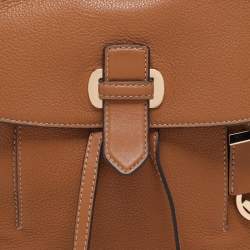 MICHAEL Michael Kors Brown Leather Medium Romy Backpack