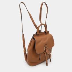 MICHAEL Michael Kors Brown Leather Medium Romy Backpack