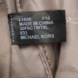 Pre Owned MICHAEL Michael Kors Burgundy Leather Dee Dee Convertible Tote