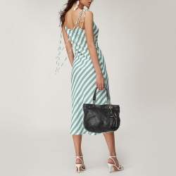 MICHAEL Michael Kors Black Leather Tassel Satchel