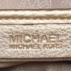 MICHAEL Michael Kors Gold Leather Jet Set Chain Tote