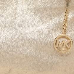 MICHAEL Michael Kors Gold Leather Jet Set Chain Tote