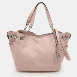 MICHAEL Michael Kors Pink Leather Jet Set Chain Satchel