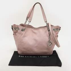MICHAEL Michael Kors Pink Leather Jet Set Chain Satchel