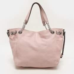 MICHAEL Michael Kors Pink Leather Jet Set Chain Satchel