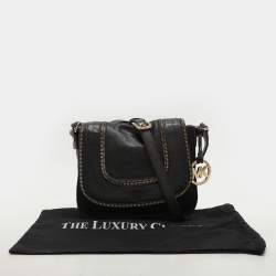 MICHAEL Michael Kors Navy Blue Leather Naomi Crossbody Bag