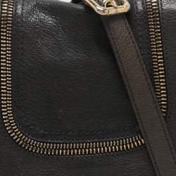 MICHAEL Michael Kors Navy Blue Leather Naomi Crossbody Bag