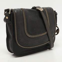 MICHAEL Michael Kors Navy Blue Leather Naomi Crossbody Bag