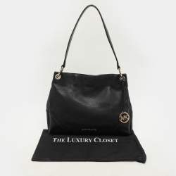 MICHAEL Michael Kors Black Leather Nicole Hobo