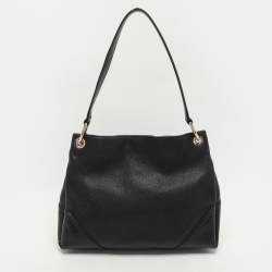 MICHAEL Michael Kors Black Leather Nicole Hobo