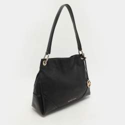 MICHAEL Michael Kors Black Leather Nicole Hobo