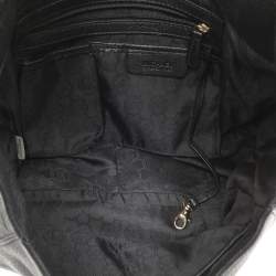 Michael Michael Kors Black Leather Fulton Hobo