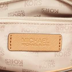 Pre Owned MICHAEL Michael Kors Brown Saffiano Leather Mini Kellen Tote