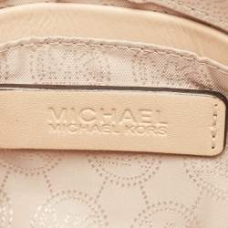 MICHAEL Michael Kors Brown Signature Coated Canvas Pochette