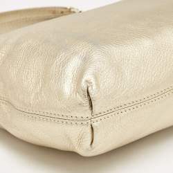MICHAEL Michael Kors Gold Leather Jet Set Charm Chain Tote