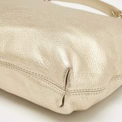 MICHAEL Michael Kors Gold Leather Jet Set Charm Chain Tote