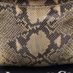 MICHAEL Michael Kors Multicolor Snakeskin Embossed Leather Hobo