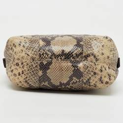 MICHAEL Michael Kors Multicolor Snakeskin Embossed Leather Hobo