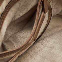 MICHAEL Michael Kors Taupe Beige Saffiano Leather Large Jet Set Tote