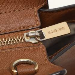 MICHAEL Michael Kors Brown Leather Medium Selma Satchel