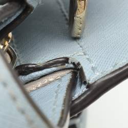 MICHAEL Michael Kors Blue Leather Medium Selma Satchel