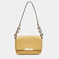 MICHAEL Michael Kors Tan Leather Jade Shoulder Bag