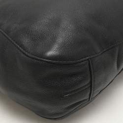Pre Owned MICHAEL Michael Kors Black Leather Hobo