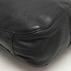 Pre Owned MICHAEL Michael Kors Black Leather Hobo
