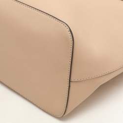 MICHAEL Michael Kors Beige Leather Medium Jet Set Travel Tote