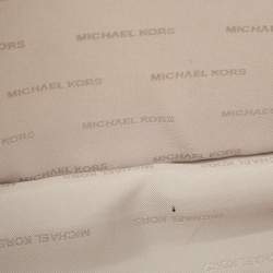 MICHAEL Michael Kors Beige Leather Medium Jet Set Travel Tote