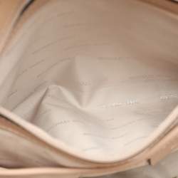 MICHAEL Michael Kors Beige Leather Medium Jet Set Travel Tote