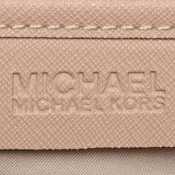 MICHAEL Michael Kors Beige Leather Medium Jet Set Travel Tote