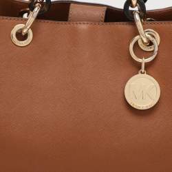 MICHAEL Michael Kors Brown Leather Large Cynthia Tote
