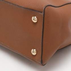 MICHAEL Michael Kors Brown Leather Large Cynthia Tote