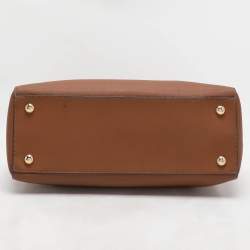 MICHAEL Michael Kors Brown Leather Large Cynthia Tote