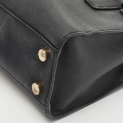 Pre Owned MICHAEL Michael Kors Black Saffiano Leather Small Dillon Tote