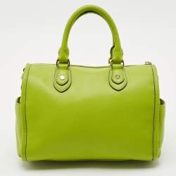 MICHAEL Michael Kors Lime Green Leather Medium Margo Satchel