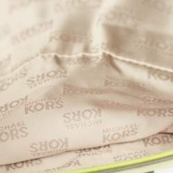 MICHAEL Michael Kors Lime Green Leather Medium Margo Satchel