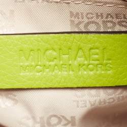 MICHAEL Michael Kors Lime Green Leather Medium Margo Satchel