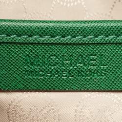 MICHAEL Michael Kors Green Leather Large North South Hamilton Tote