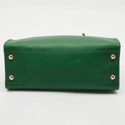 MICHAEL Michael Kors Green Leather Large North South Hamilton Tote