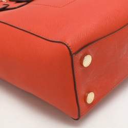 MICHAEL Michael Kors Orange Leather Medium Hamilton Tote